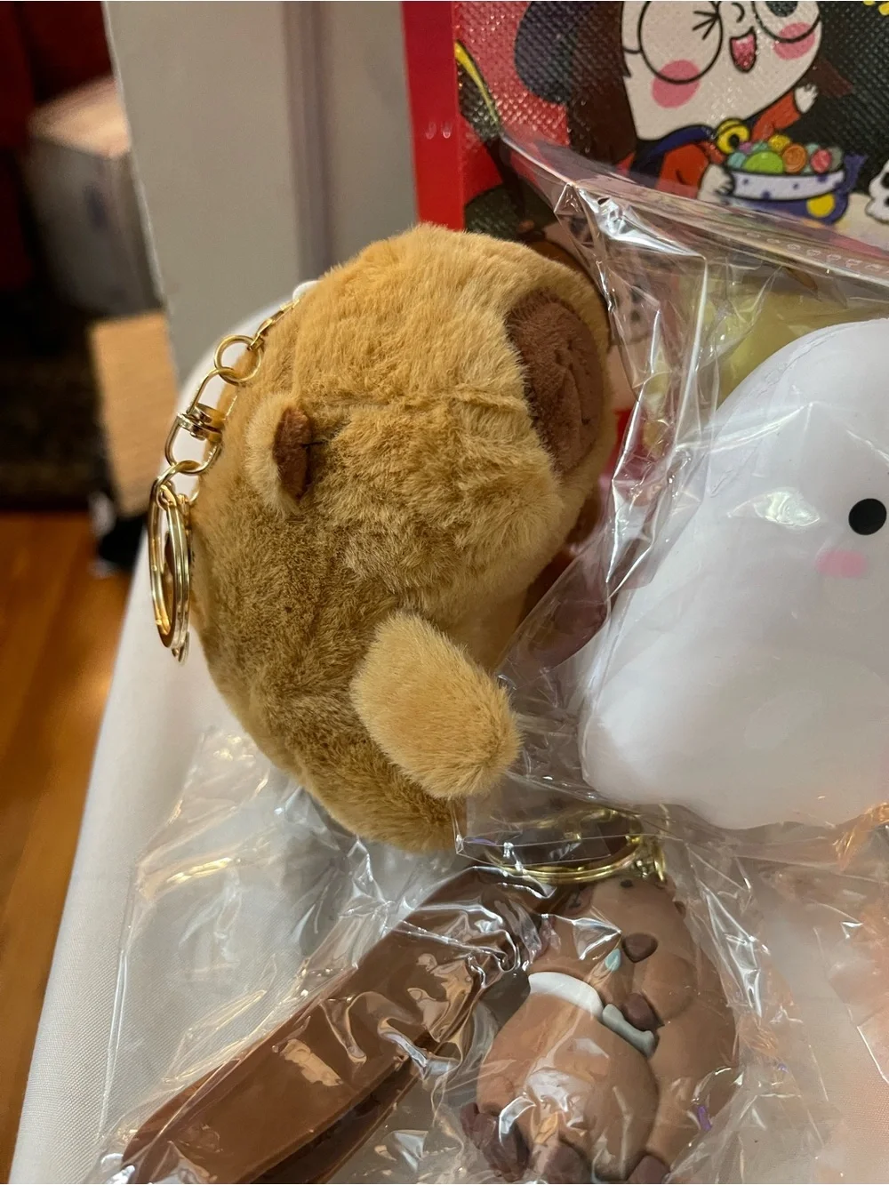Halloween Boo Basket For Capybara Lovers with Halloween squishy